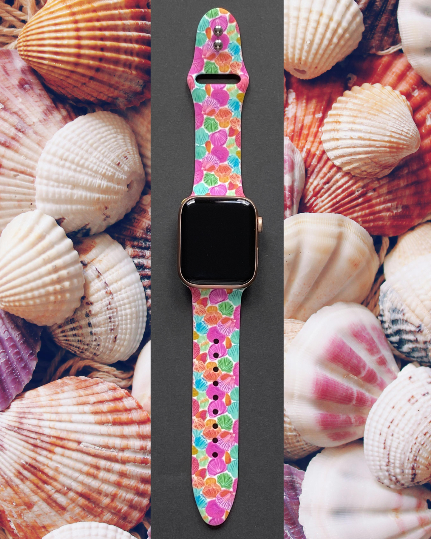 Colorful Seashells Apple Watch Band