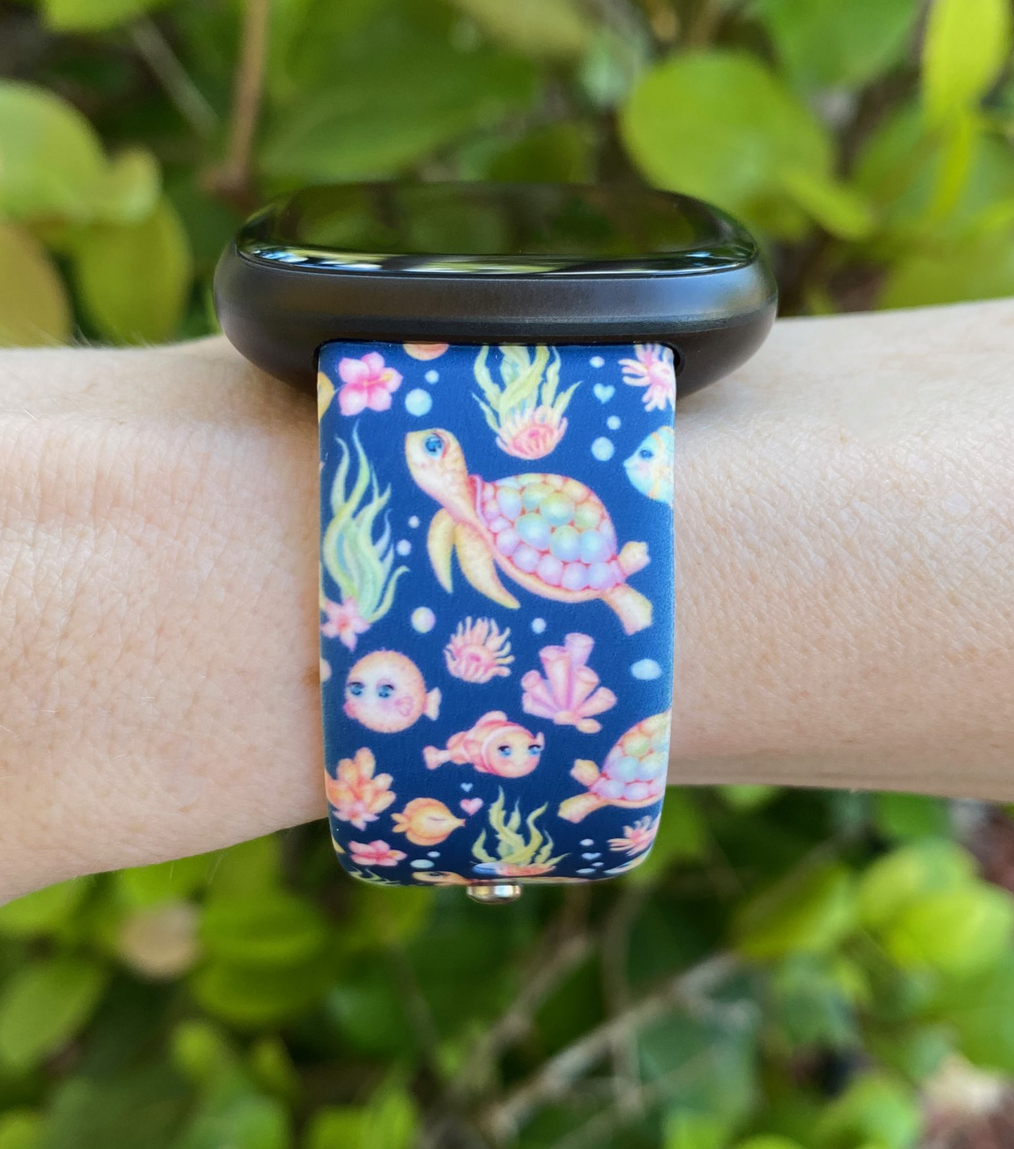 Cute Turtle Fitbit Versa 1/2 Watch Band