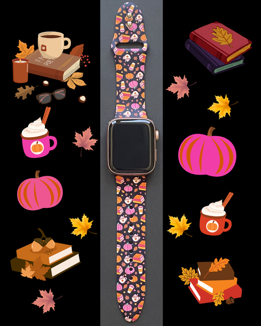 Fall Book Lover Apple Watch Band