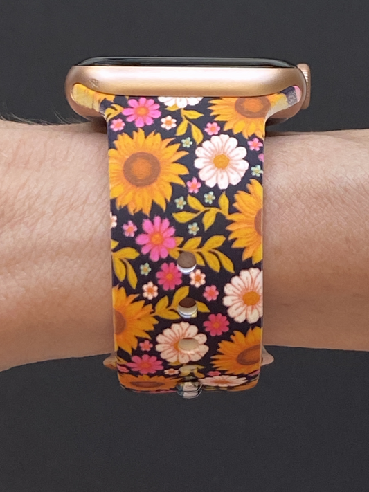 Fall Sunflower Apple Watch Band