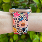 Leopard Floral Apple Watch Band