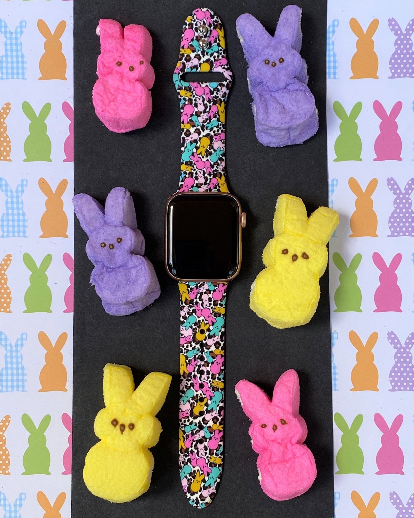 Leopard Peeps Apple Watch Band