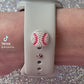 Baseball Watch Charm