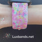 Pink Splatter Fitbit Versa 3/Versa 4/Sense/Sense 2 Watch Band