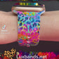 Neon Leopard Splatter Apple Watch Band