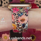 Leopard Floral Apple Watch Band
