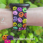 Neon Pumpkins Fitbit Versa 3/Versa 4/Sense/Sense 2 Watch Band