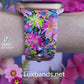 Pink Floral Apple Watch Band