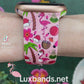 Pink Flamingo Christmas Apple Watch Band