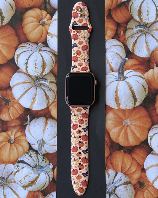 Pumpkin Bows Apple Watch Band