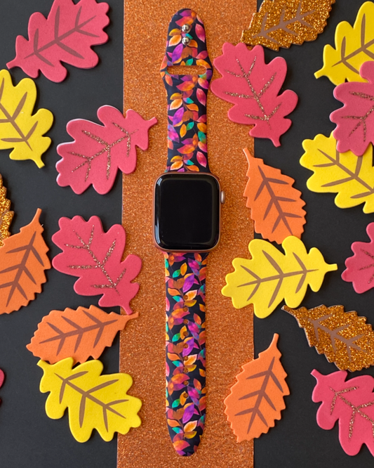 Colorful Leaves Apple Watch Band
