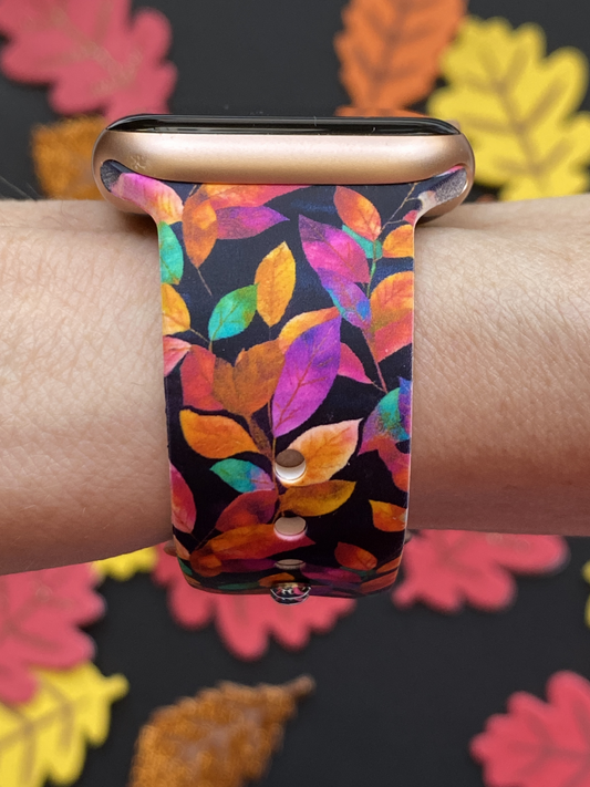 Colorful Leaves Apple Watch Band