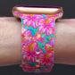 Rainbow Hibiscus Apple Watch Band