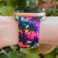 Neon Palms Apple Watch Band