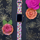 Roses and Webs Halloween Apple Watch Band
