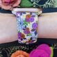 Roses and Webs Halloween Apple Watch Band