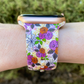Roses and Webs Halloween Apple Watch Band