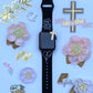 Cross and Verse Black Apple Watch Band