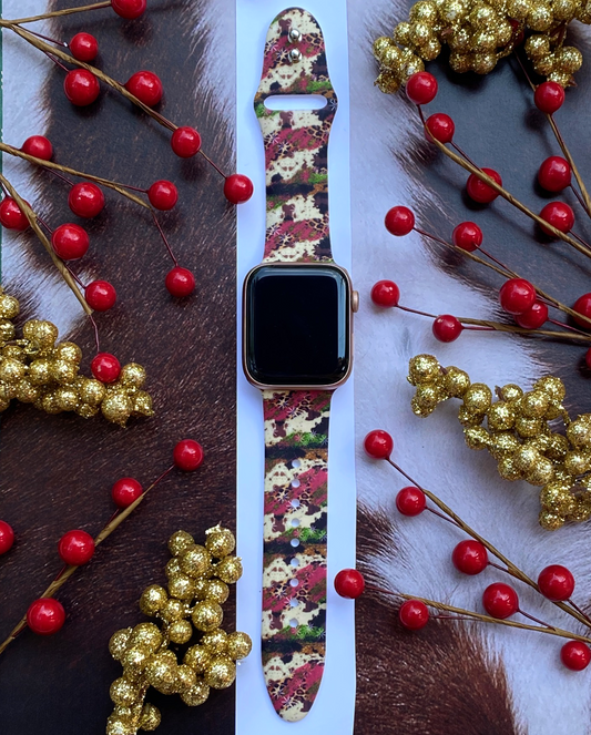 Western Christmas Apple Watch Band