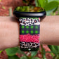 Christmas Leopard Fitbit Versa 1/2 Watch Band