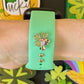 Green Band and Clover Charm Fitbit Versa 3/Versa 4/Sense/Sense 2 Watch Band
