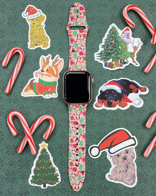 Christmas Dog Apple Watch Band