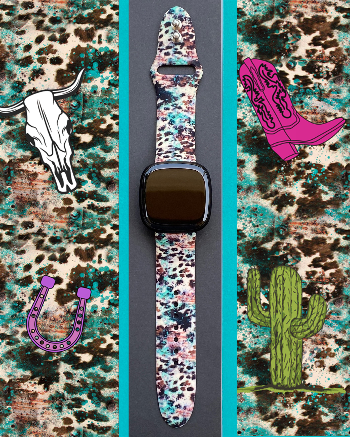 Western Fitbit Versa 1/2 Watch Band