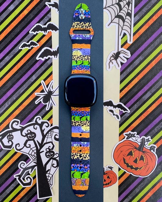 Spooky Halloween Fitbit Versa 3/Versa 4/Sense/Sense 2 Watch Band