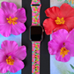 Colorful Hibiscus Apple Watch Band