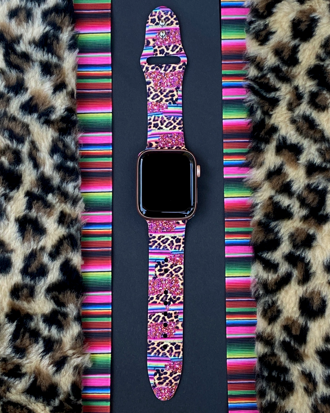 Leopard Serape Apple Watch Band
