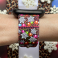 Christmas Lights Leopard Fitbit Versa 3/Versa 4/Sense/Sense 2 Watch Band