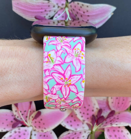 Floral Fitbit Versa 3/Versa 4/Sense/Sense 2 Watch Band
