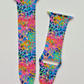 Neon Leopard Splatter Apple Watch Band