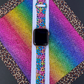 Neon Leopard Apple Watch Band
