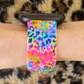 Neon Leopard Splatter Fitbit Versa 3/Versa 4/Sense/Sense 2 Watch Band