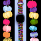 Neon Pumpkins Fitbit Versa 3/Versa 4/Sense/Sense 2 Watch Band