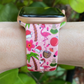 Pink Flamingo Christmas Apple Watch Band