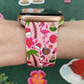 Pink Flamingo Christmas Apple Watch Band