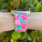 Pink Blooms Apple Watch Band