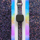 Black Splatter Fitbit Versa 1/2 Watch Band