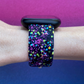 Black Splatter Fitbit Versa 1/2 Watch Band